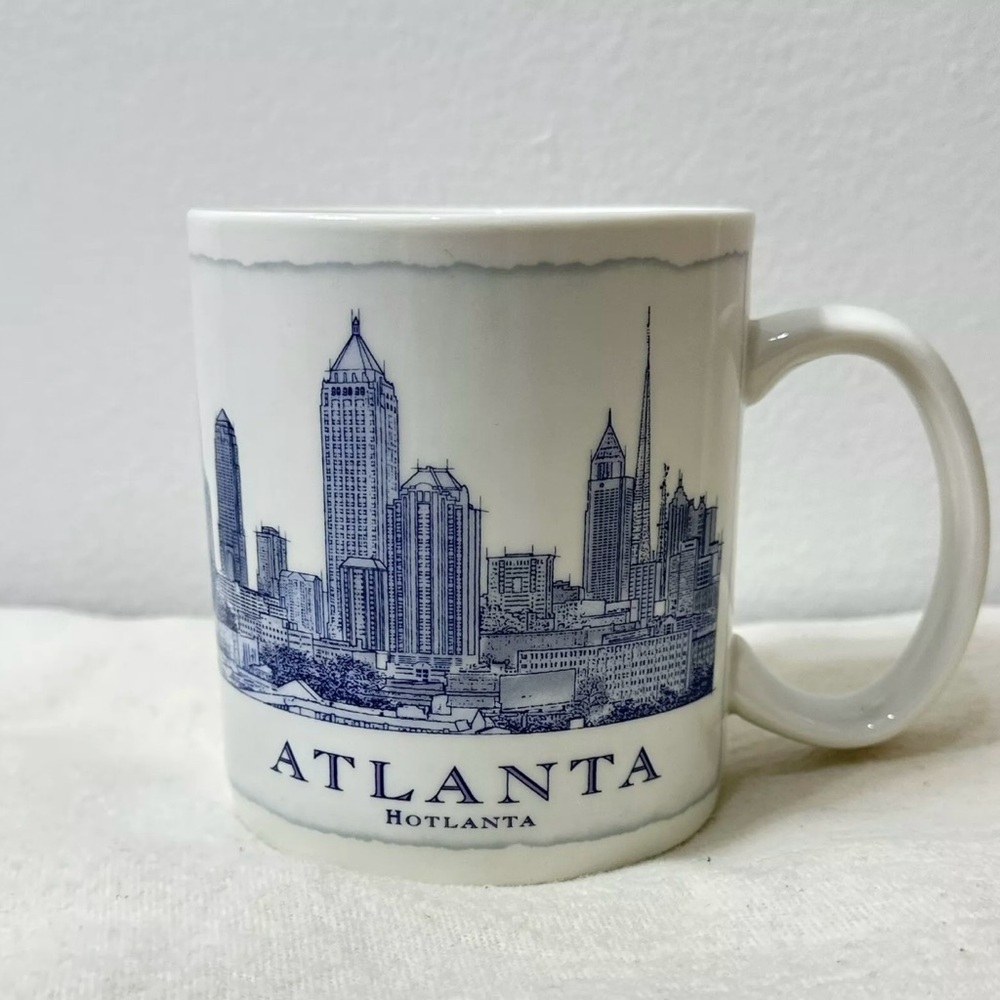 Starbucks Atlanta Hotlanta Coffee Tea Mug 18oz City Architecture Series 2008